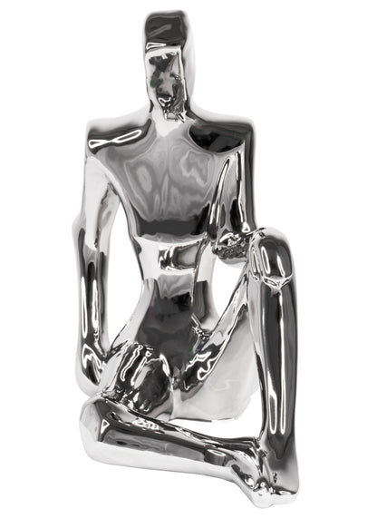 Sitting Man Tabletop Sculpture.