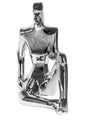 Sitting Man Tabletop Sculpture.