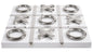 Modern Luxe Grid Game – Steel Tabletop Edition