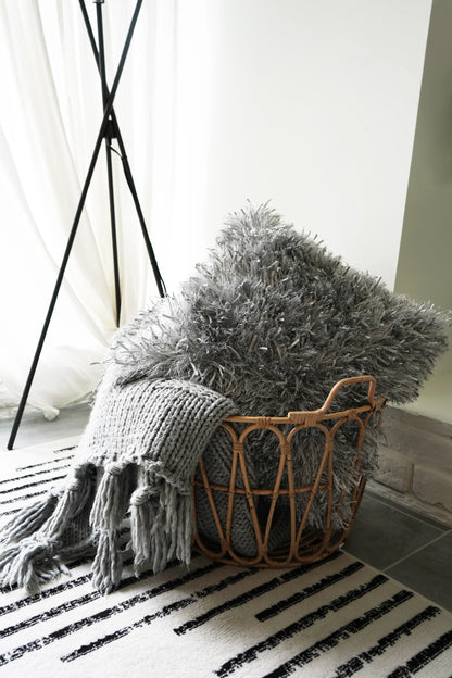 Shaggy Throw Pillows